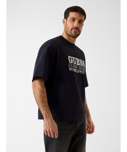 GUESS（ゲス） tシャツ ATH Pacific Terry Crewneck Tシャツ ロゴT 