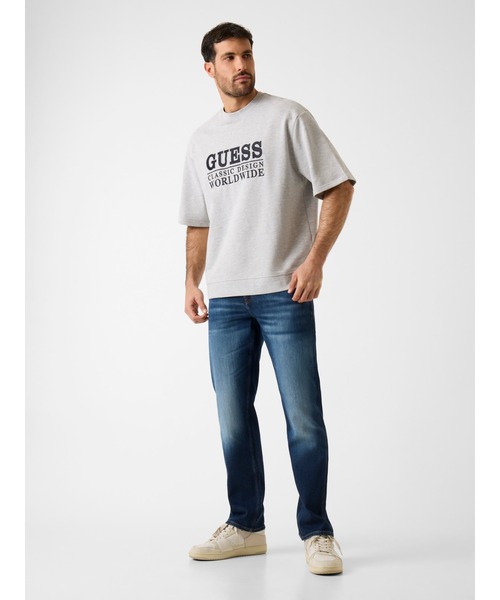 GUESS（ゲス） tシャツ ATH Pacific Terry Crewneck Tシャツ ロゴT