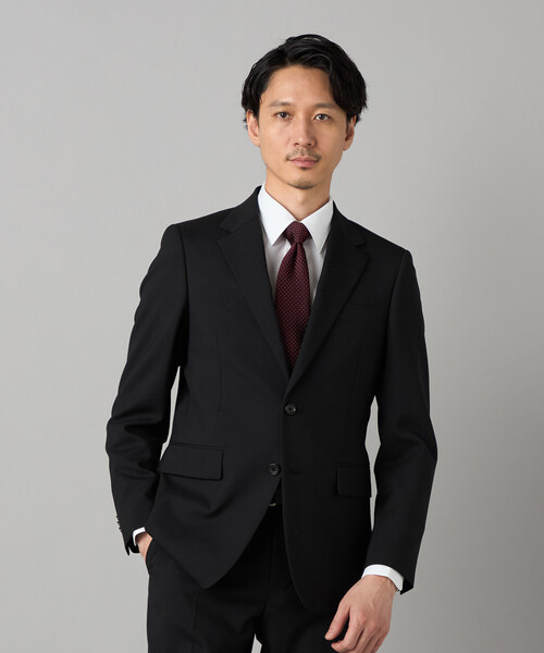 セレモニースーツ カジュアルスーツ 「スリーピース対応」尾州産 ウールトロピカル スーツ メンズの画像