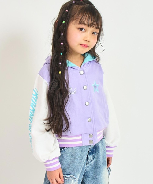 ANAP kids（アナップキッズ） ブルゾン アウター 2WAY スウェット 