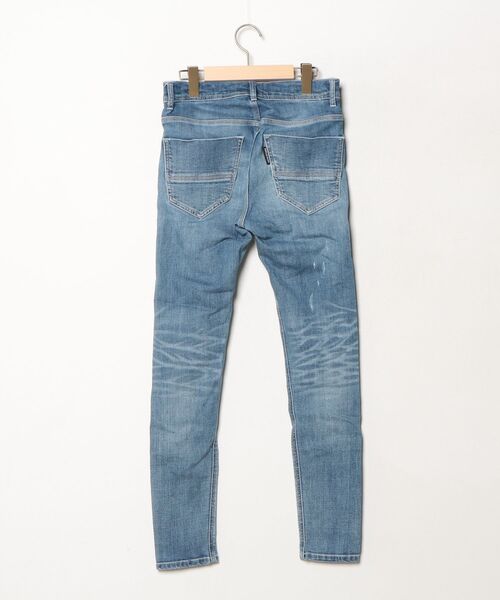 「BUFFALO BOBS」 スキニーデニムパンツ 1/S ブルー メンズの画像