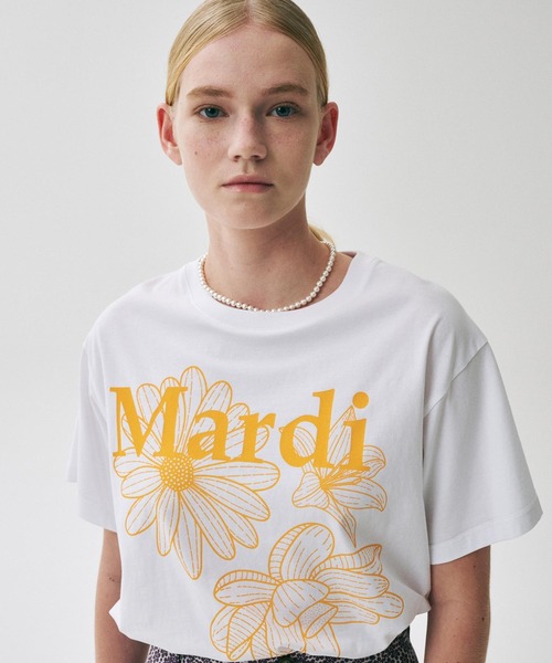 「Mardi Mercredi」 半袖Tシャツ FREE ネイビー レディース_画像5