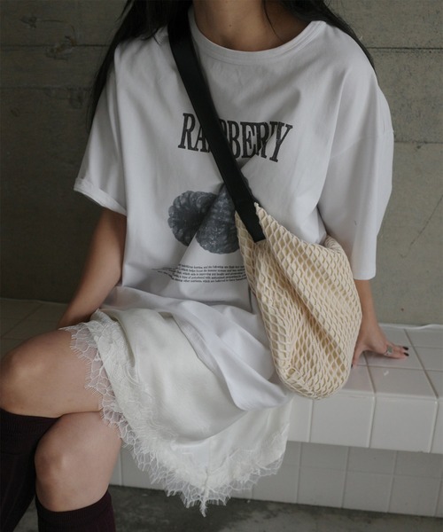 tシャツ MEDI NUTRIENT AT FRUIT LAYERED TOP レディースの画像
