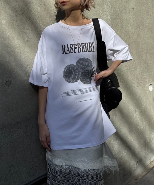tシャツ MEDI NUTRIENT AT FRUIT LAYERED TOP レディースの画像