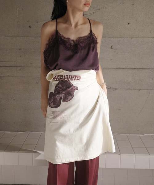 tシャツ MEDI NUTRIENT AT FRUIT LAYERED TOP レディースの画像