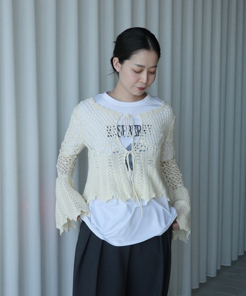 tシャツ MEDI NUTRIENT AT FRUIT LAYERED TOP レディースの画像