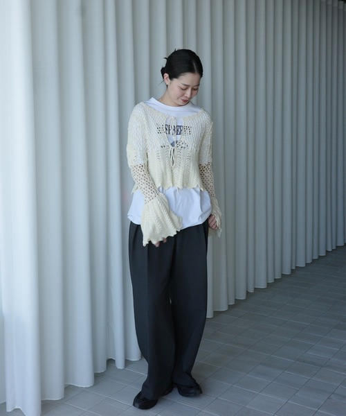 tシャツ MEDI NUTRIENT AT FRUIT LAYERED TOP レディースの画像