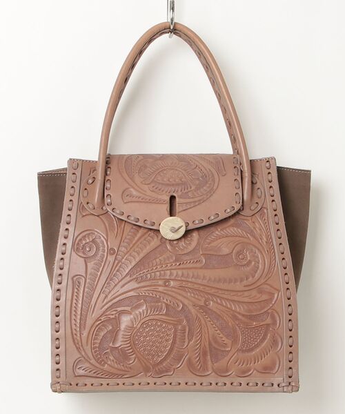 Carving Tribes カービングトライブス トートバッグ ハンドバッグ CARVING TRIBES トートバッグ - ブラウン レディース : ZOZOTOWN Yahoo