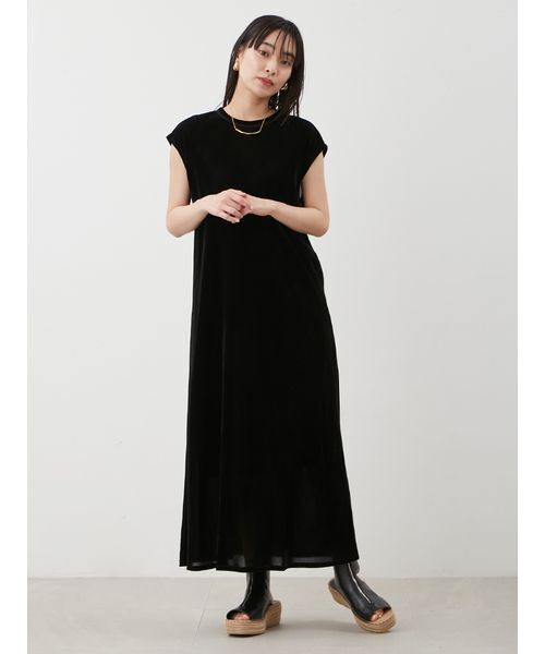 「Mila Owen」 ノースリーブワンピース 0 ピンク レディース_画像10