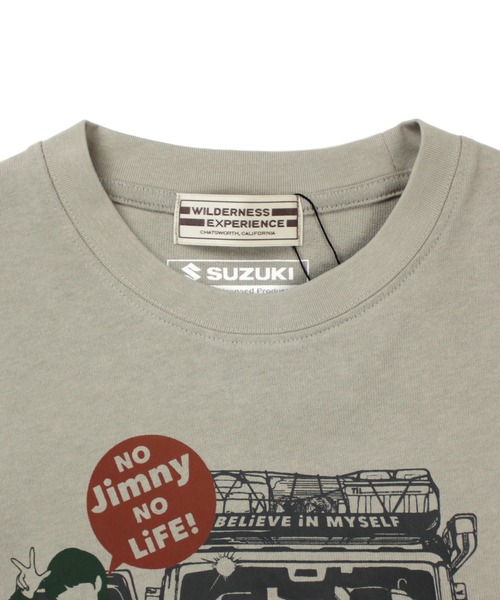 「WILDERNESS EXPERIENCE」 半袖Tシャツ MEDIUM グレイッシュベージュ メンズ_画像2