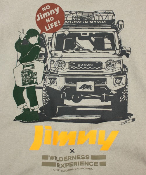 「WILDERNESS EXPERIENCE」 半袖Tシャツ MEDIUM グレイッシュベージュ メンズ_画像3