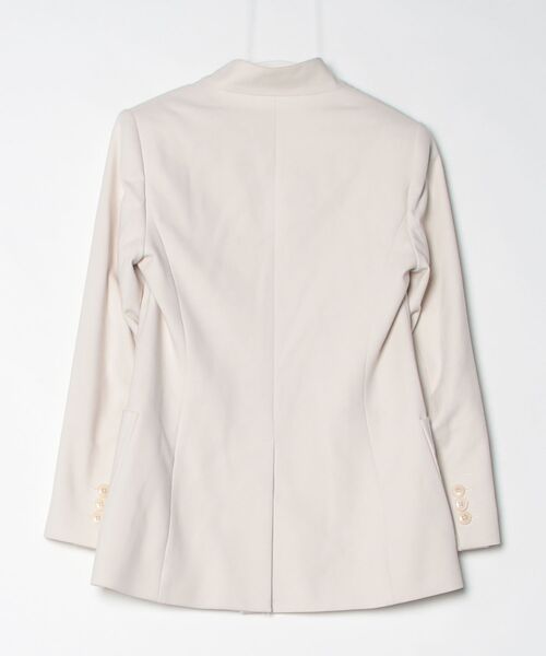 「Ted Baker」 ノーカラージャケット 0 ベージュ レディース_画像2