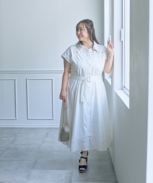 SMILELAND ワンピース 夏 半袖 「大きいサイズ」「らめちゃんコラボ