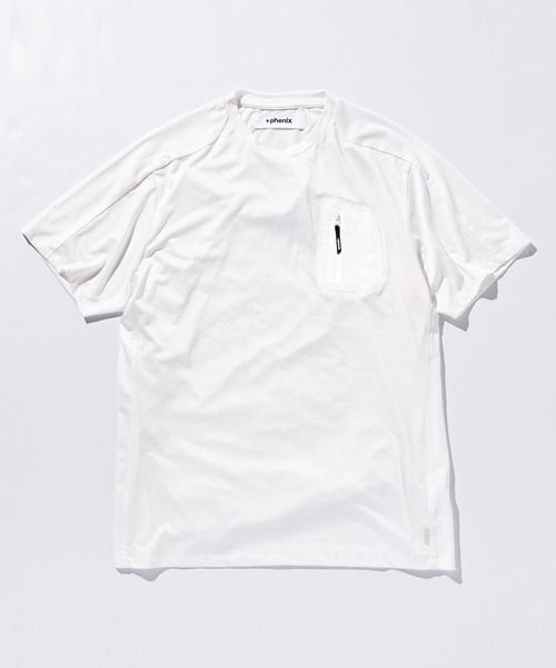「+phenix」 半袖Tシャツ X-LARGE ブラック メンズ_画像2