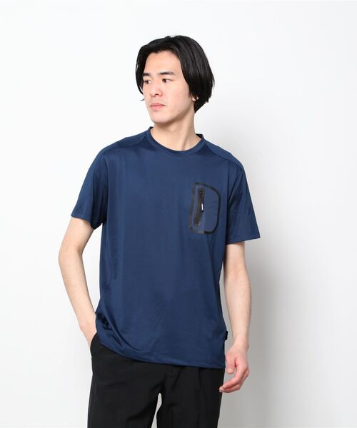 「+phenix」 半袖Tシャツ X-LARGE ブラック メンズ_画像3