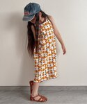 ワンピース 「リンク」イロイロ総柄ワンピース ...の詳細画像1