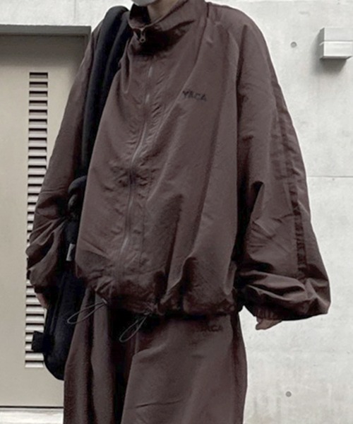YACA（ヤーカ） ブルゾン ジャンバー Nylon Logo Track Jacket