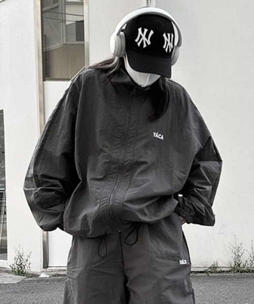 J.S.B . ナイロントラックトップ YACA（ヤーカ） ブルゾン ジャンバー Nylon Logo Track Jacket