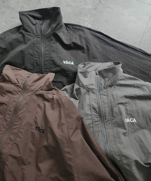 YACA（ヤーカ） ブルゾン ジャンバー Nylon Logo Track Jacket