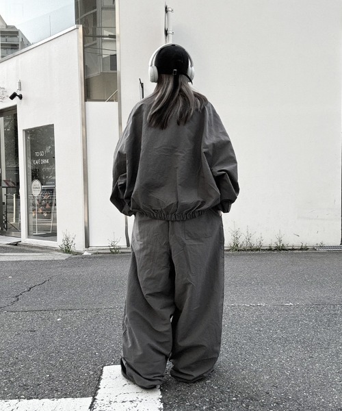 YACA（ヤーカ） ブルゾン ジャンバー Nylon Logo Track Jacket