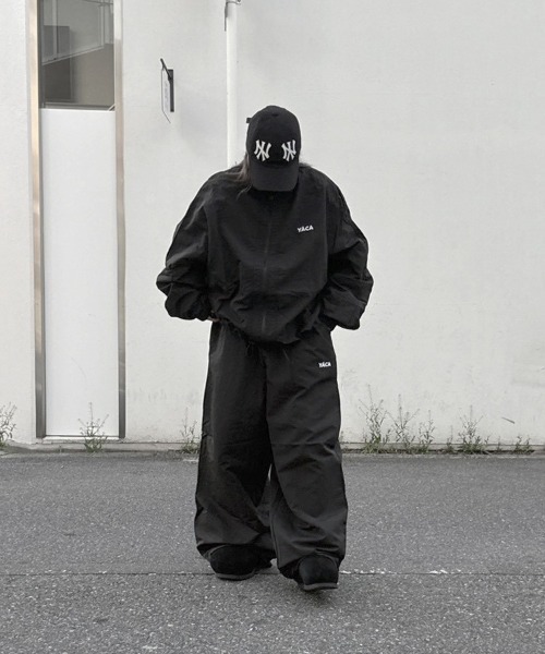 【YACA】 track jacket + pants セットアップ YACA（ヤーカ） ブルゾン ジャンバー Nylon Logo Track Jacket