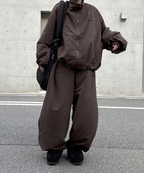 トップス YACA - Nylon Logo Track Jacket & pants YACA（ヤーカ） ブルゾン ジャンバー Nylon Logo Track Jacket