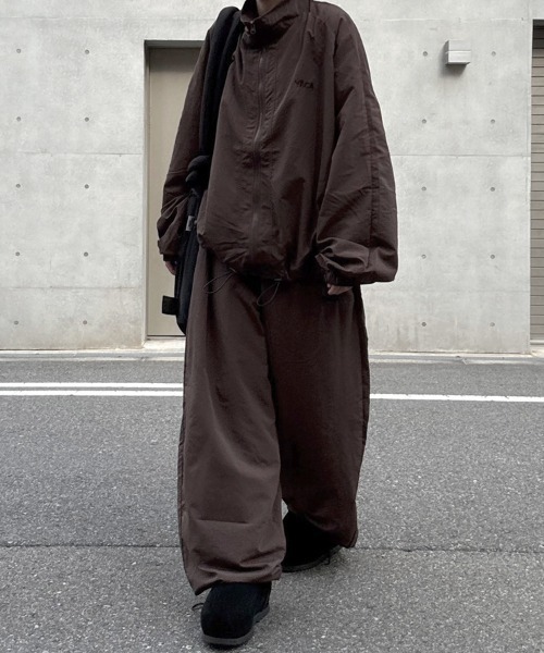 YACA（ヤーカ） ブルゾン ジャンバー Nylon Logo Track Jacket