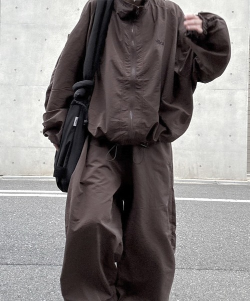 【YACA】 track jacket + pants セットアップ YACA（ヤーカ） ブルゾン ジャンバー Nylon Logo Track Jacket