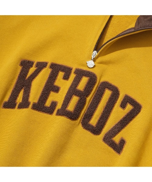「KEBOZ」 スウェットカットソー X-LARGE バーガンディー メンズ_画像3