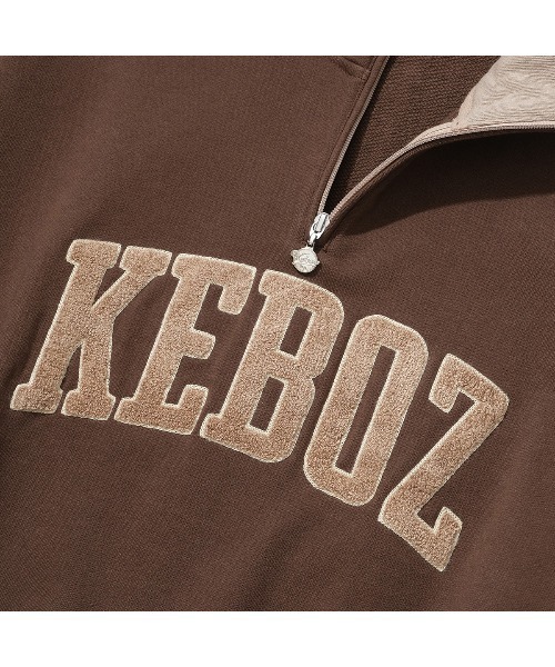 「KEBOZ」 スウェットカットソー X-LARGE バーガンディー メンズ_画像4