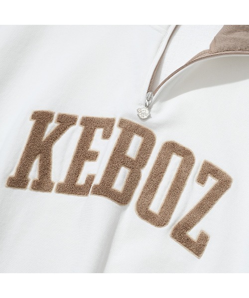 「KEBOZ」 スウェットカットソー X-LARGE バーガンディー メンズ_画像6