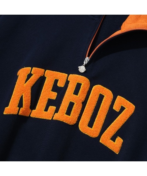 「KEBOZ」 スウェットカットソー X-LARGE バーガンディー メンズ_画像7