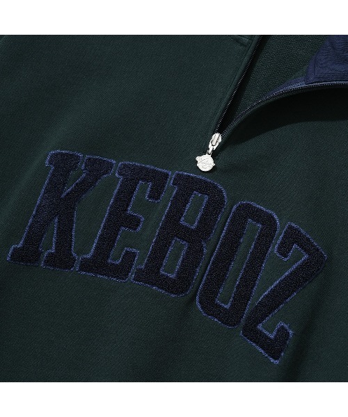 「KEBOZ」 スウェットカットソー X-LARGE バーガンディー メンズ_画像8