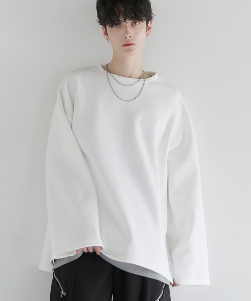 「LILL」 長袖Tシャツ X-LARGE ブルーグレー メンズ_画像2