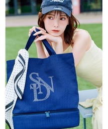 SNIDEL（スナイデル） トートバッグ 「WEB限定」ビジューロゴトート