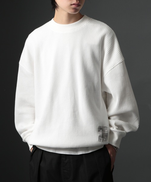 「MAISON CLUB」 長袖Tシャツ M カーキ メンズ_画像5