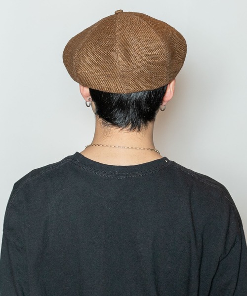 今日だけ特価 カシラ キャスケット ベージュ　1度着用 CA4LA（カシラ） 帽子 キャスケット メンズ HEMP BOY CAS メンズ