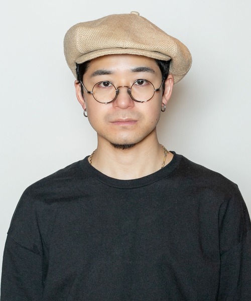 【未使用】 CA4LA キャスケット ベージュ 日本製 男女兼用 CA4LA（カシラ） 帽子 キャスケット メンズ HEMP BOY CAS メンズ