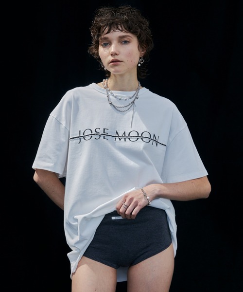 「JOSE MOON」 半袖Tシャツ FREE ブラック レディース_画像3