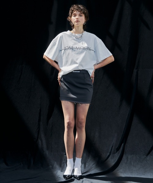 「JOSE MOON」 半袖Tシャツ FREE ブラック レディース_画像4