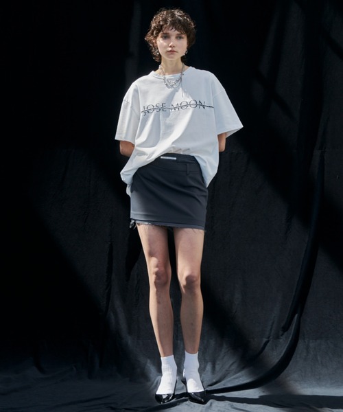 「JOSE MOON」 半袖Tシャツ FREE ブラック レディース_画像6