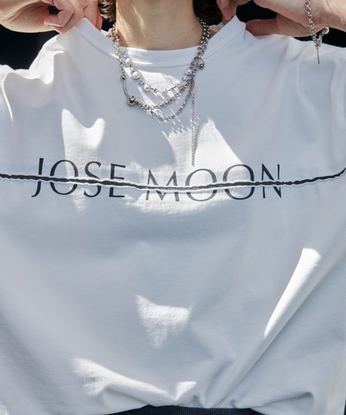 「JOSE MOON」 半袖Tシャツ FREE ブラック レディース_画像8