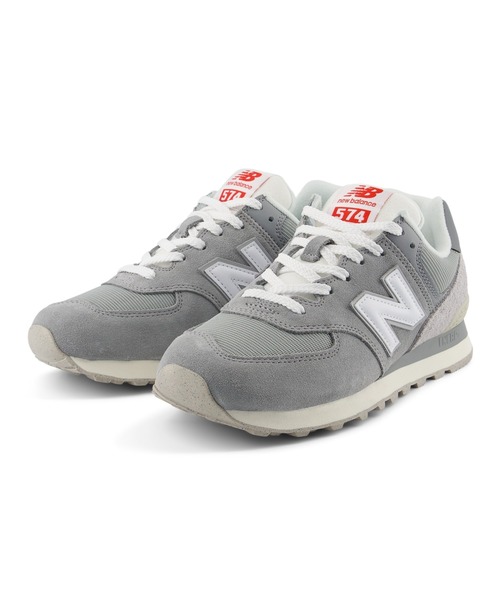 「New Balance」 ローカットスニーカー 23.0cm グレー レディース_画像4