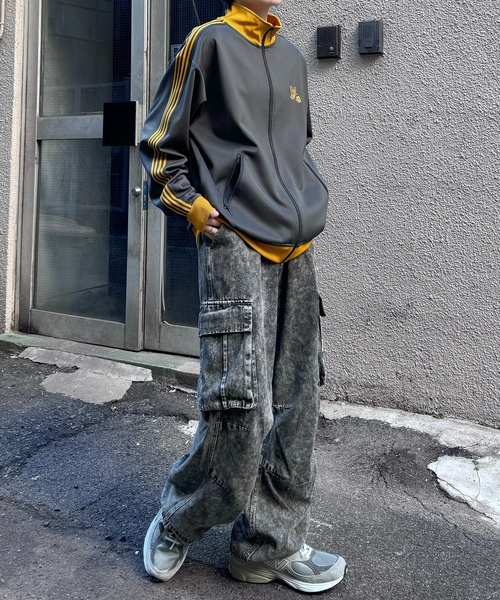 「Confirm」 「suggestion」ジャージブルゾン M ワイン メンズ_画像2