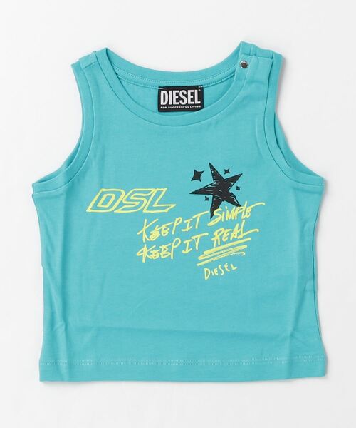 「DIESEL KIDS」 「KIDS」ノースリーブトップス 24M ホワイト キッズ_画像4
