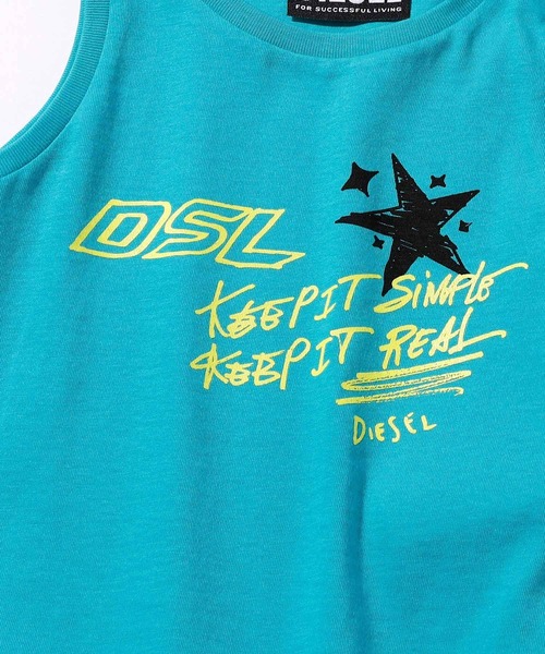 「DIESEL KIDS」 「KIDS」ノースリーブトップス 24M ホワイト キッズ_画像8