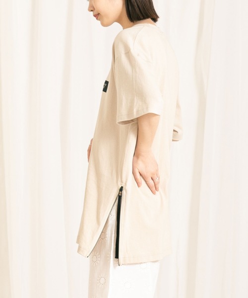「blanc basque」 半袖Tシャツ 38 ベージュ レディース_画像7