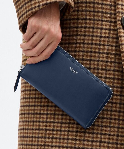 COACH（コーチ） 長財布 財布 アコーディオン ウォレット メンズ