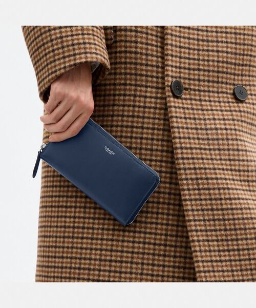 COACH（コーチ） 長財布 財布 アコーディオン ウォレット メンズ