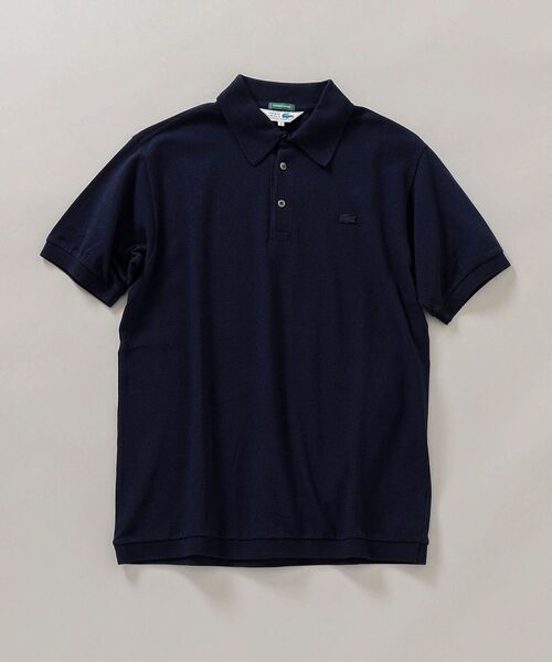 【美品・限定】LACOSTE×SHIPS 別注 ニットリブ ポロシャツ LACOSTE（ラコステ） ポロシャツ 半袖 「SHIPS別注」LACOSTE